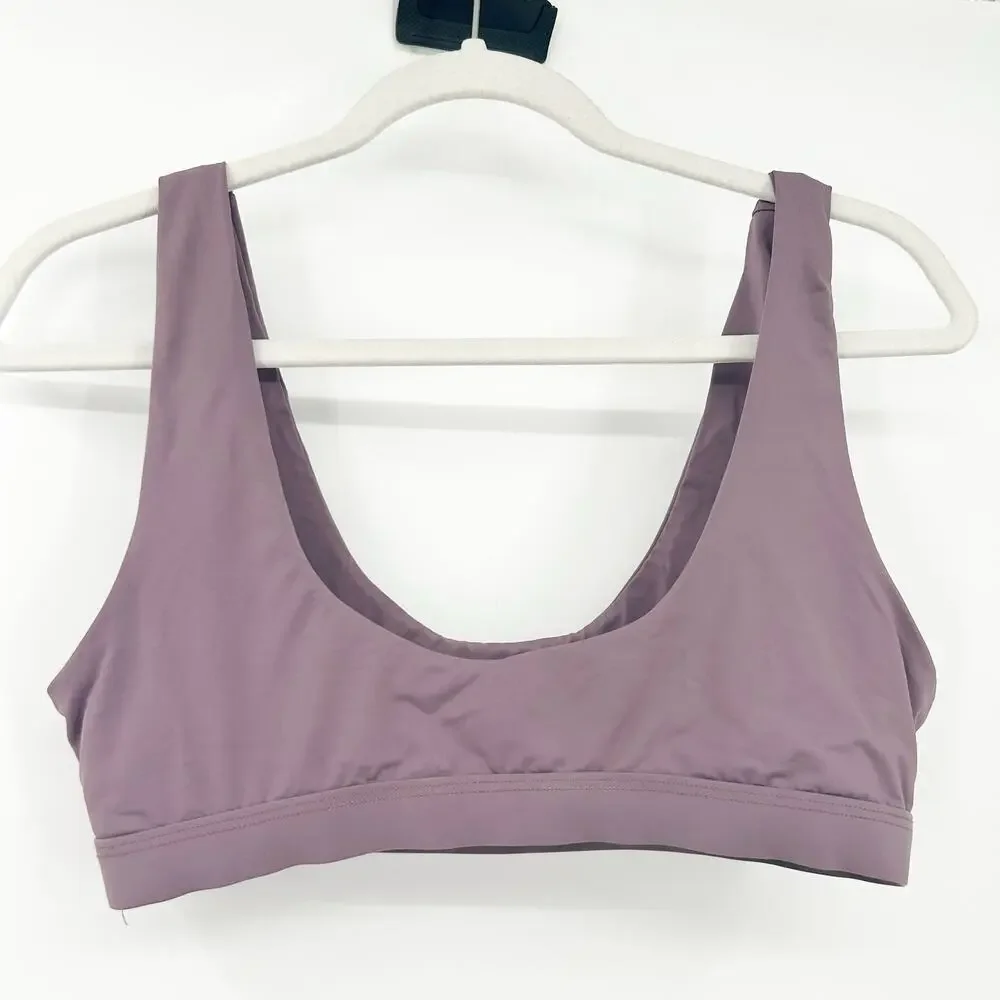 Dippin' Daisy's Beach Seamless Scoop Neck Swim Bikini Top‎ Size M Purple Haze